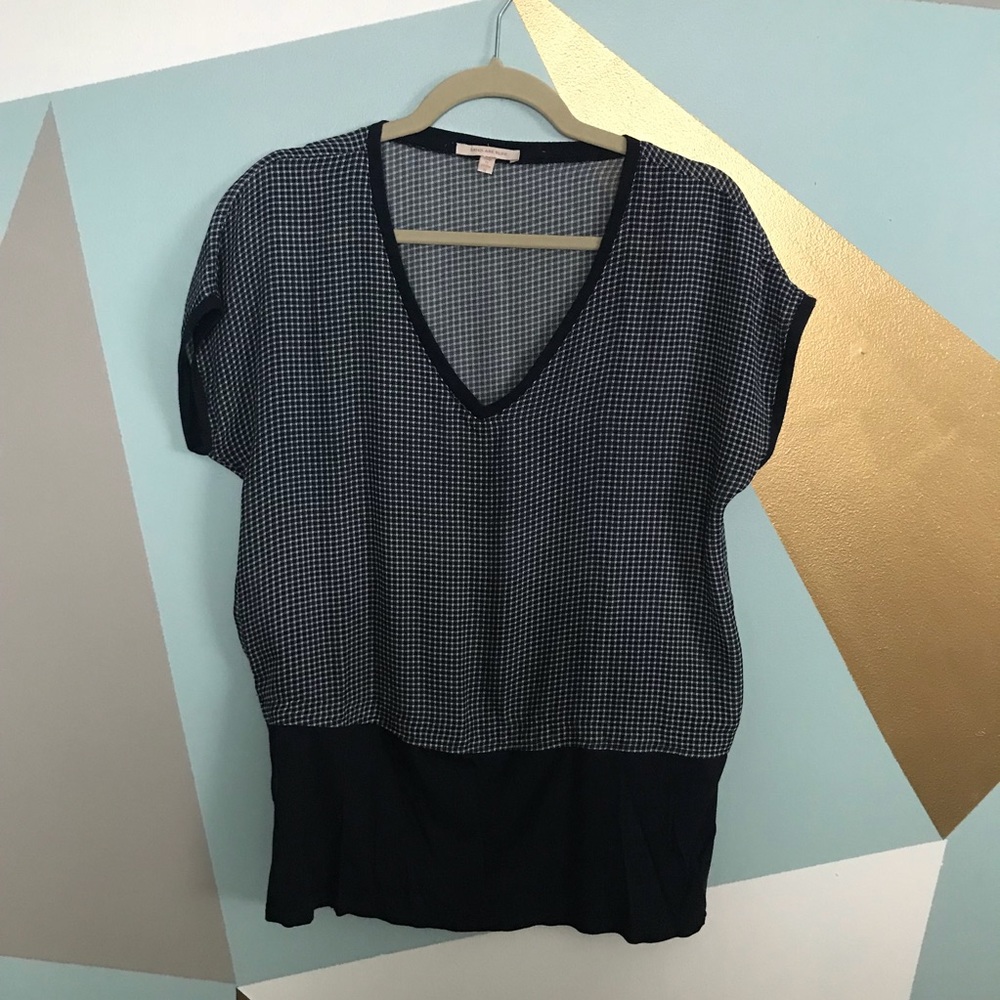 SAB navy blouse